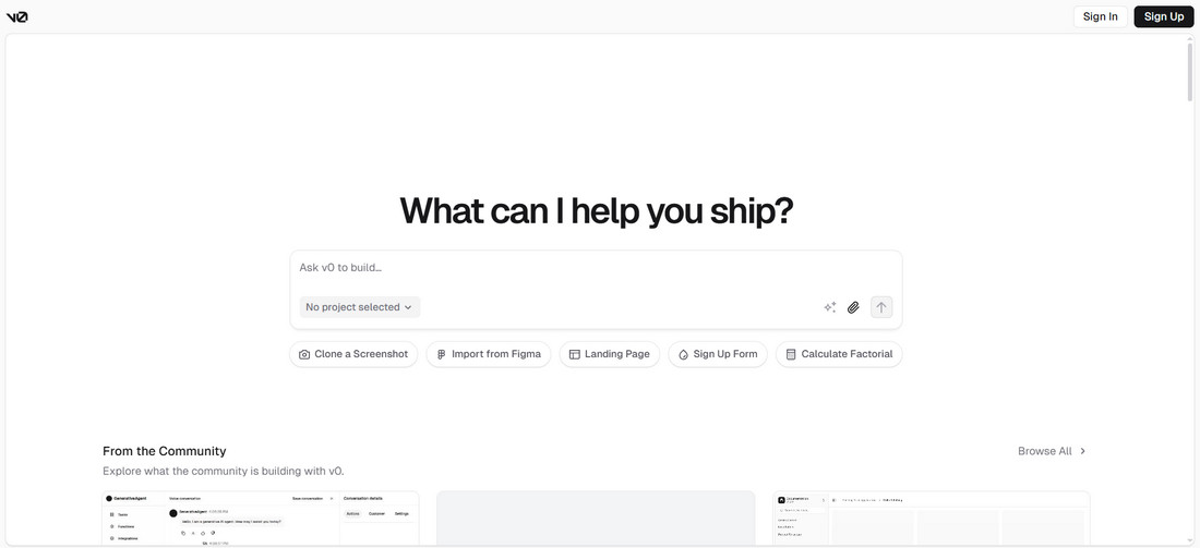 v0.dev简介
