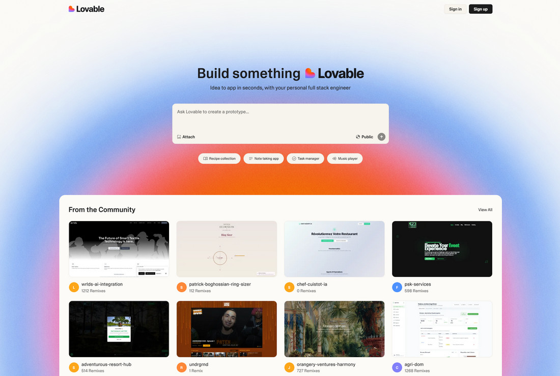 Lovable简介