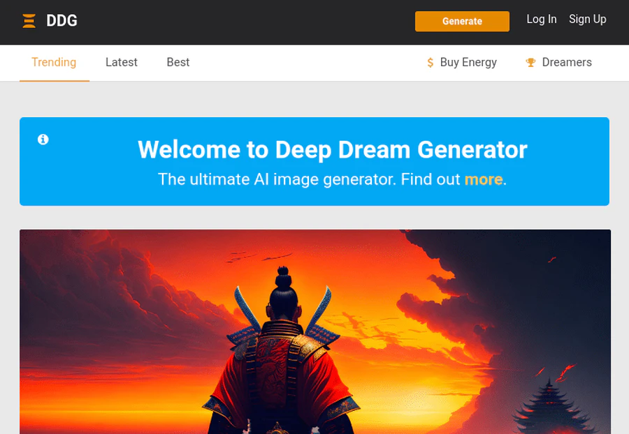 Deep Dream Generator